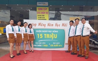 Thiết kế chuỗi cửa hàng điện thoại Viettel Store